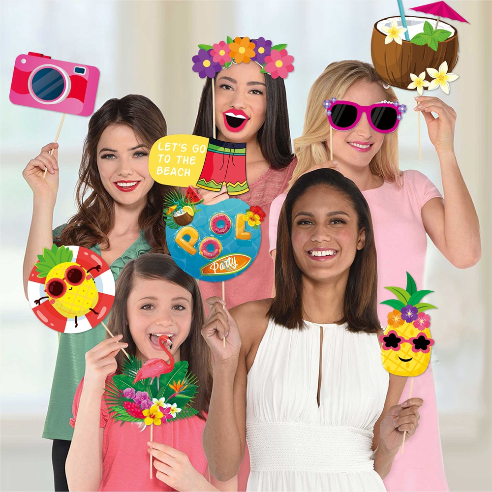 Verano Hawaiana decoración extraña props de fotos fiesta de verano props de vestir divertidos artículos de decoración de fotos