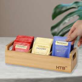 木质桌面收纳盒茶包整理盒抽屉杂物整理盒办公室茶包咖啡储存木盒