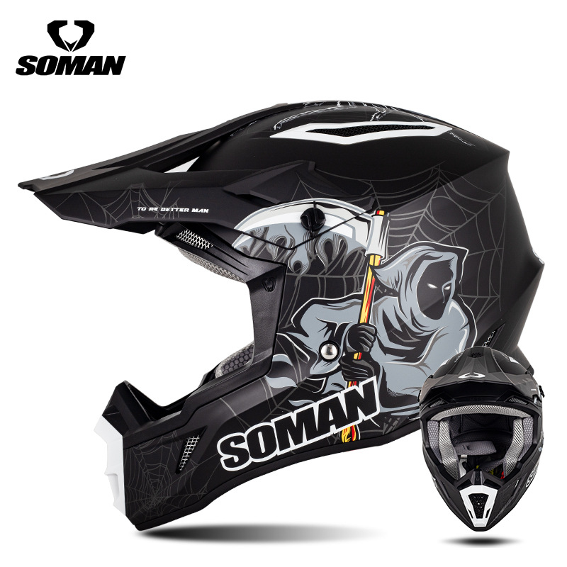 매트 블랙 그레이 스파이더