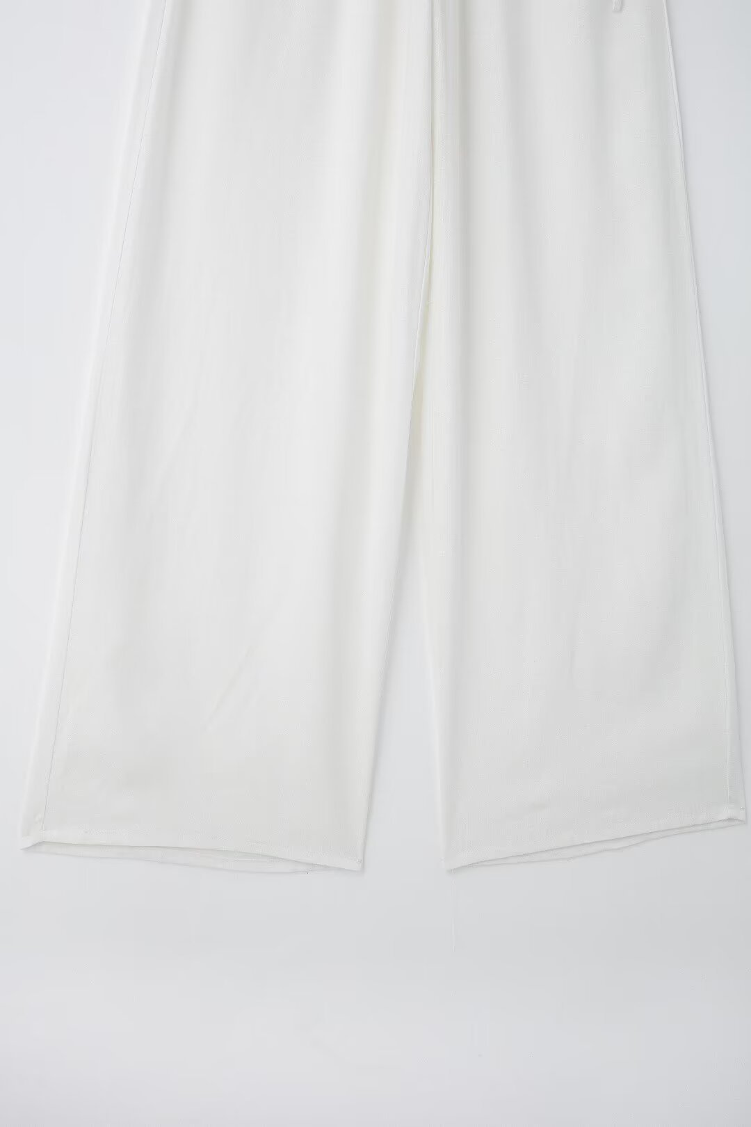 2024 Summer New Collection Women's Linen Blended Wide Leg Pants_voghion.com