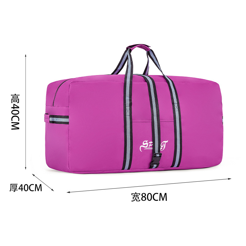 Bolsa de maleta plegable de gran capacidad de alojamiento de estudiantes ropa de cama Oxford tela bolsa de viaje