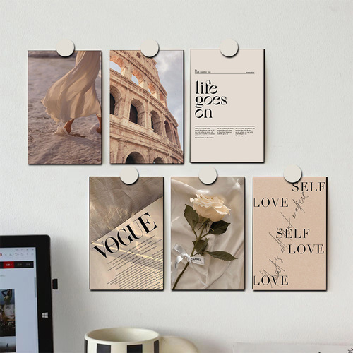 Lucky Life 10 Good Luck Decorative Cards Wall Postcards Bedroom Living Room Bedroom Decorative Paintings