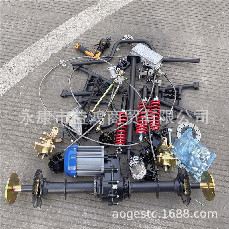 手把式前后悬挂带8寸公路电动 (5)