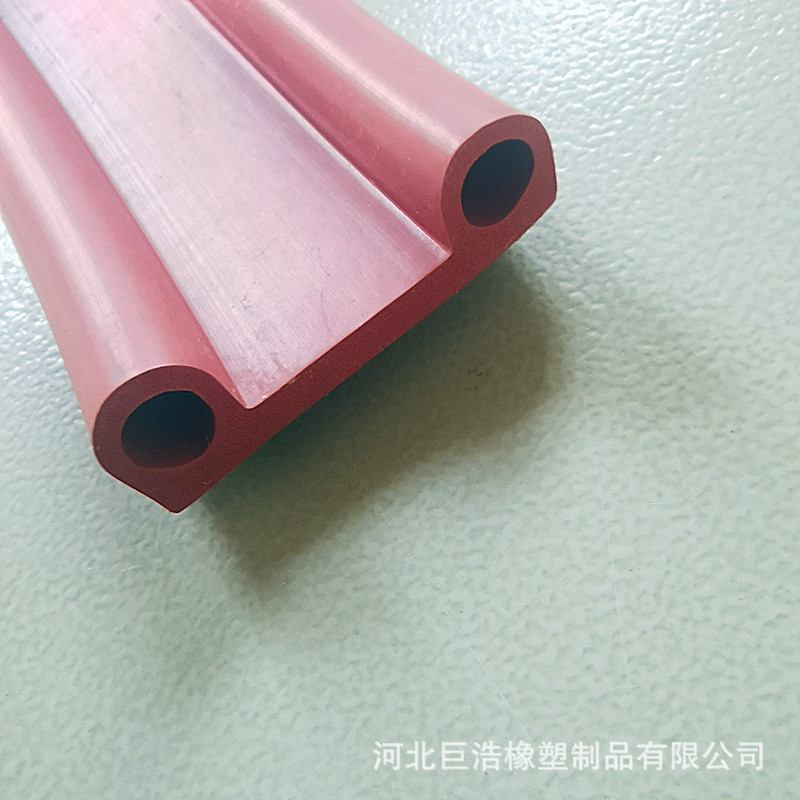 红色硅胶发泡条 D型硅胶发泡条 硅胶密封条 各种异形硅胶条