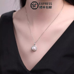 诸暨天然淡水珍珠套装经典太阳花珍珠吊坠珍珠耳钉珍珠戒指饰品