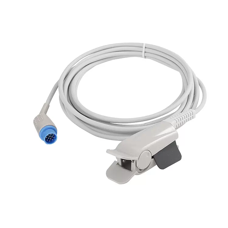 宝莱特M系列血氧饱和度监测仪线 成人/新生儿指甲式包裹袋式探头