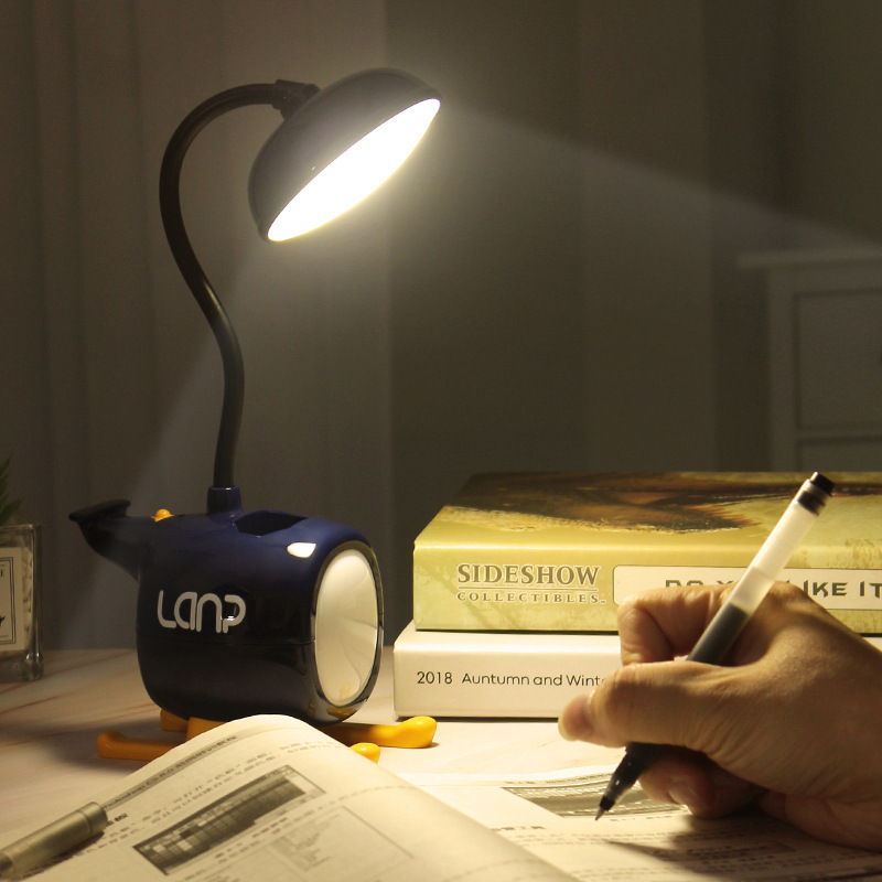 Actividad avión plegable pequeño regalo de dibujos animados niños al por mayor protección ocular lámpara de escritorio estudiante led aprender a cargar ninguno