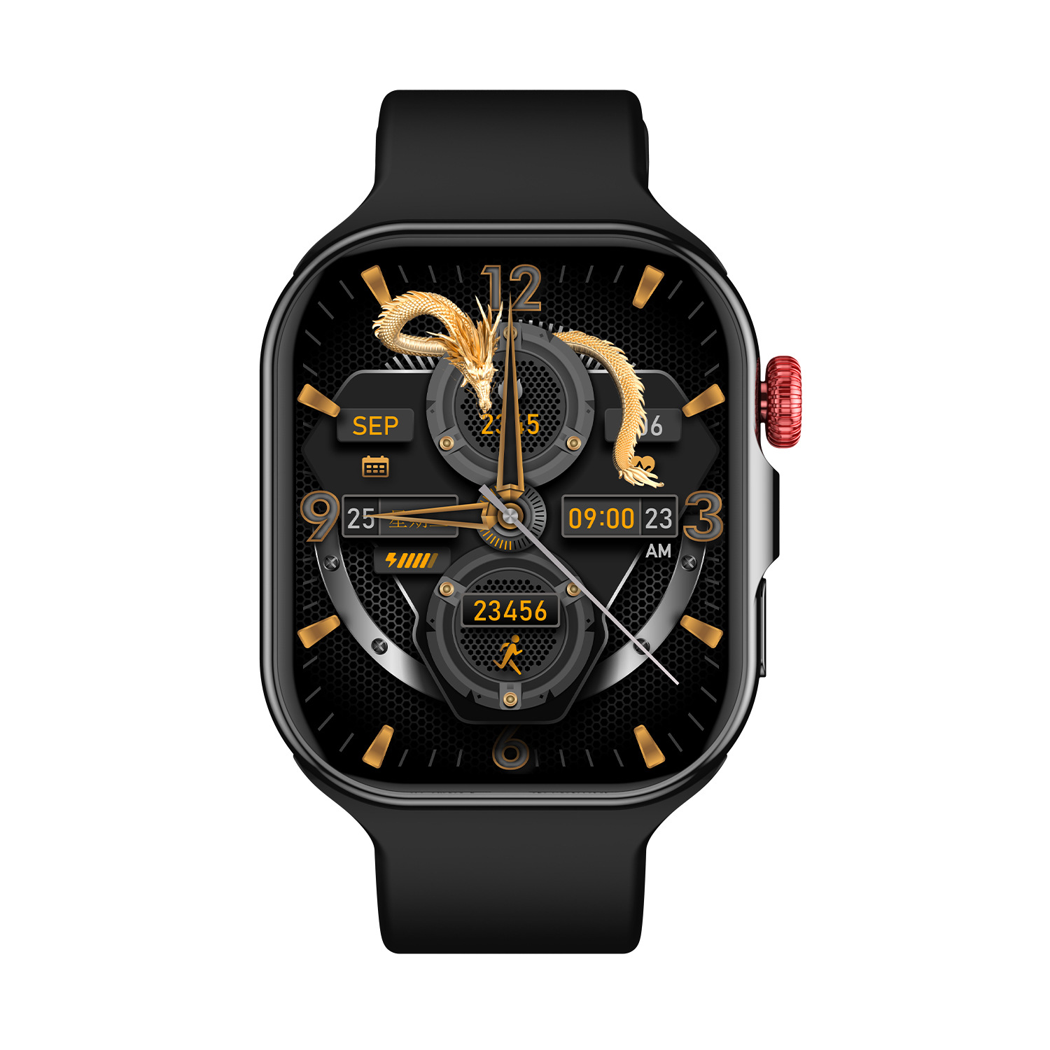 2025 nuevo reloj inteligente doble pago multifunción función NFC llamada Bluetooth frecuencia cardíaca presión arterial oxígeno en sangre