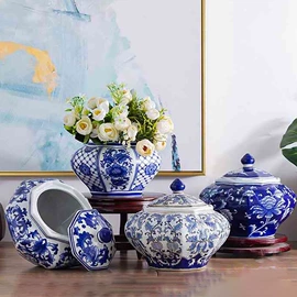 陶瓷工艺品;装饰花瓶;茶叶罐