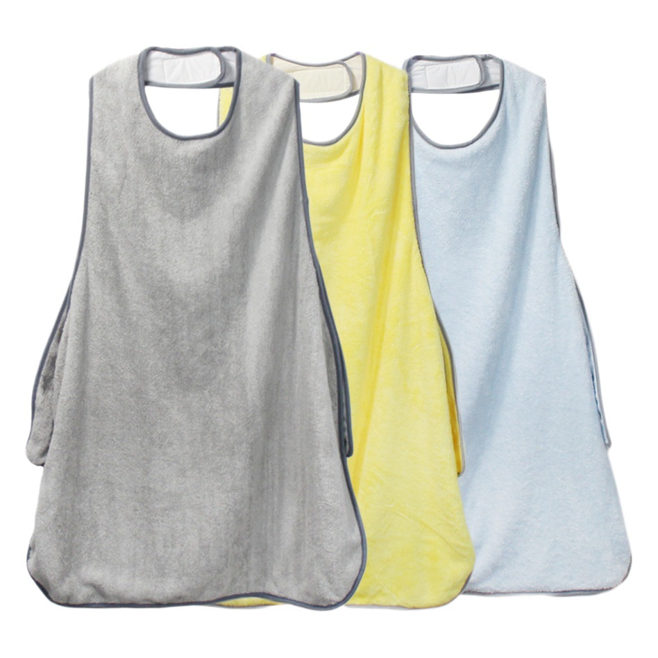 Coral fleece absorbent pet shop overalls cat dog bath parents apron waterproof cross-border pet supplies
