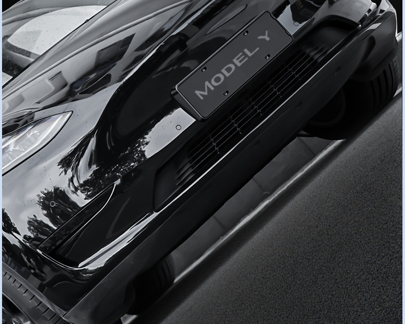 Suitable for the Modified Version of Tesla Model Y/3/Y L License Plate Frame Suspension-Type Full-Cover License Plate Frame Holder Modification