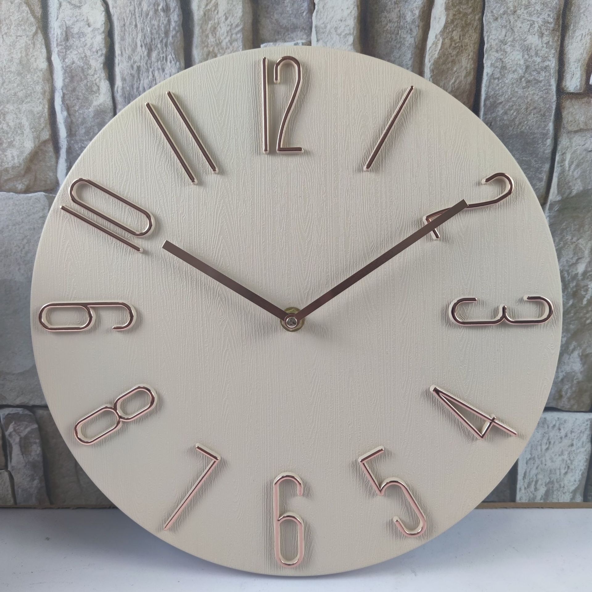 12 인치 라이트 우드 그레인 색상