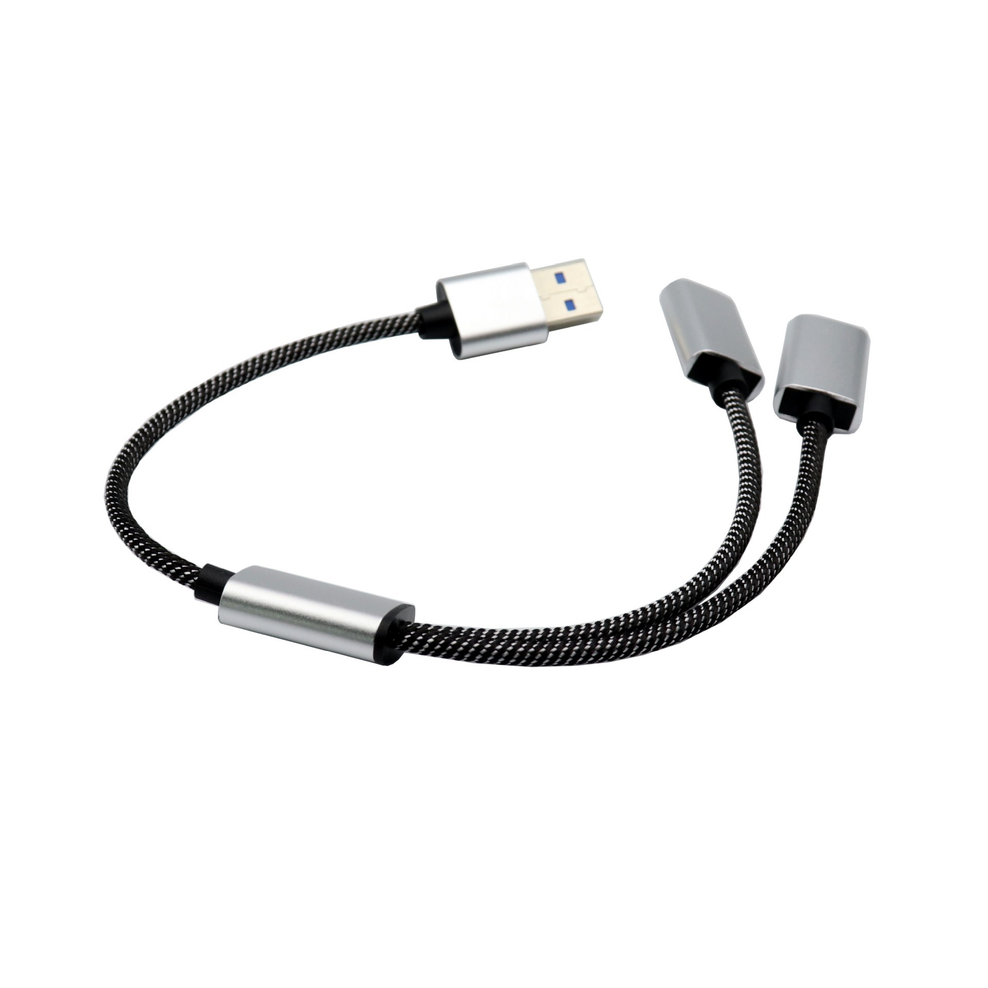 Computadora USB 2.0 concentrador usb2.0hub de dos puertos, uno para dos puertos, dos puertos USB, un punto, dos puntos, divisor USB