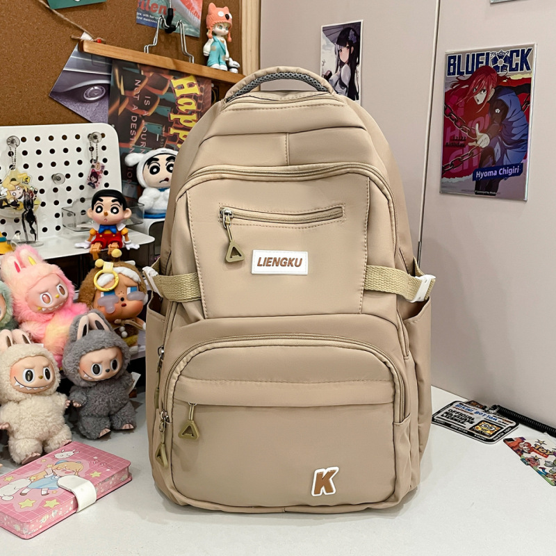 大容量中学生スクールバッグ女性多層旅行コンピュータバックパック日本多用途キャンパスカジュアルバックパック|undefined