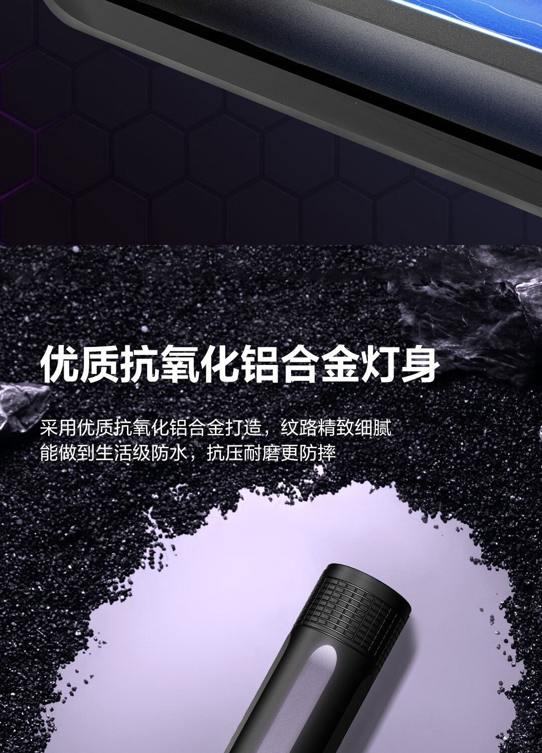 Deli Uv Light for Identification, Wood's Lamp for Fruit, Vegetable, and Cat Skin Fungus Detection, Ultraviolet Light Dl551100