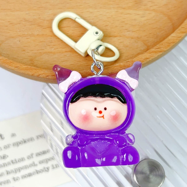 Kuromi Lilith luminous keychain