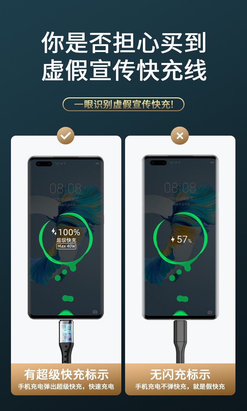 Sınır ötesi bir-üç veri kablosu çok fonksiyonlu şarj kablosu üçü bir arada hızlı şarj kablosu Type-C Android iPhone için uygun