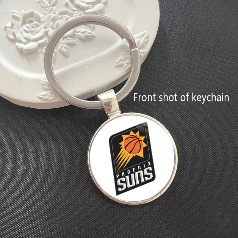 NBAチームのエンブレムのキーホルダーの時間宝石合金のペンダントのカバンの自動車の鍵のペンダントのバスケットボールのファンのプレゼント|undefined