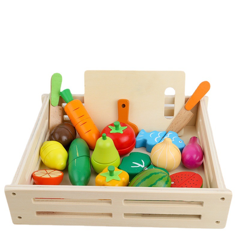 Wooden magnetic wooden box for cutting
