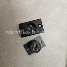 三芯卡农公座 HF长形金属卡侬公座 话筒插座 麦克风插座XLR连接器