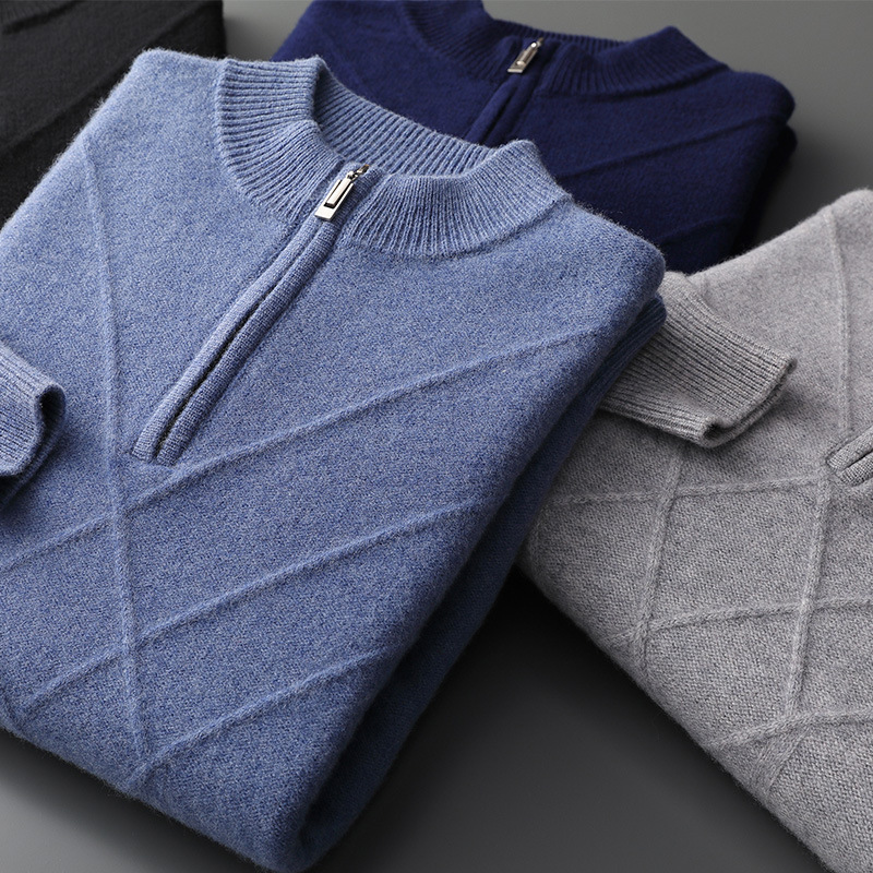 Demi-season woolen sweater