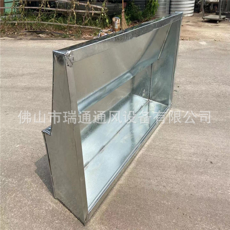 厨房吸油烟罩酒店饭店不锈钢排烟罩防油烟罩镀锌白铁集气罩