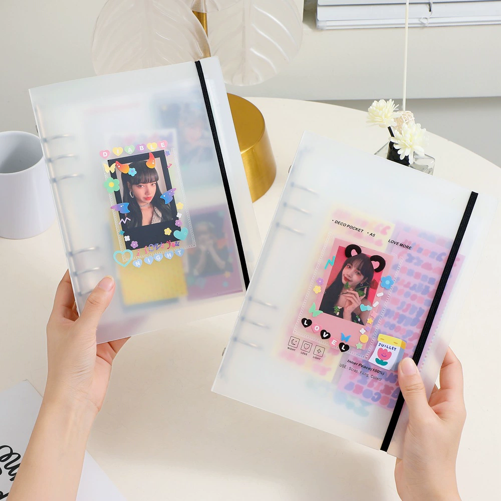 Photo Album (Polaroid) A5 Matte, 3-inch Card Pockets, Korean Style Tear-off Pages