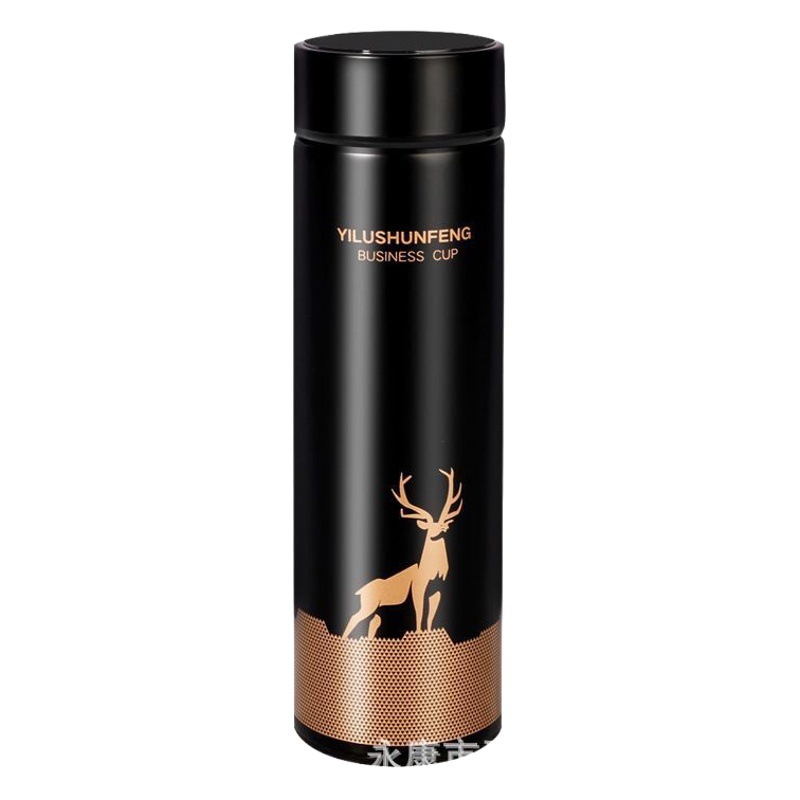 Taza de vacío inteligente Taza de agua recta de negocios de acero inoxidable 304 Pantalla de temperatura Taza de regalo publicitaria Logotipo personalizado