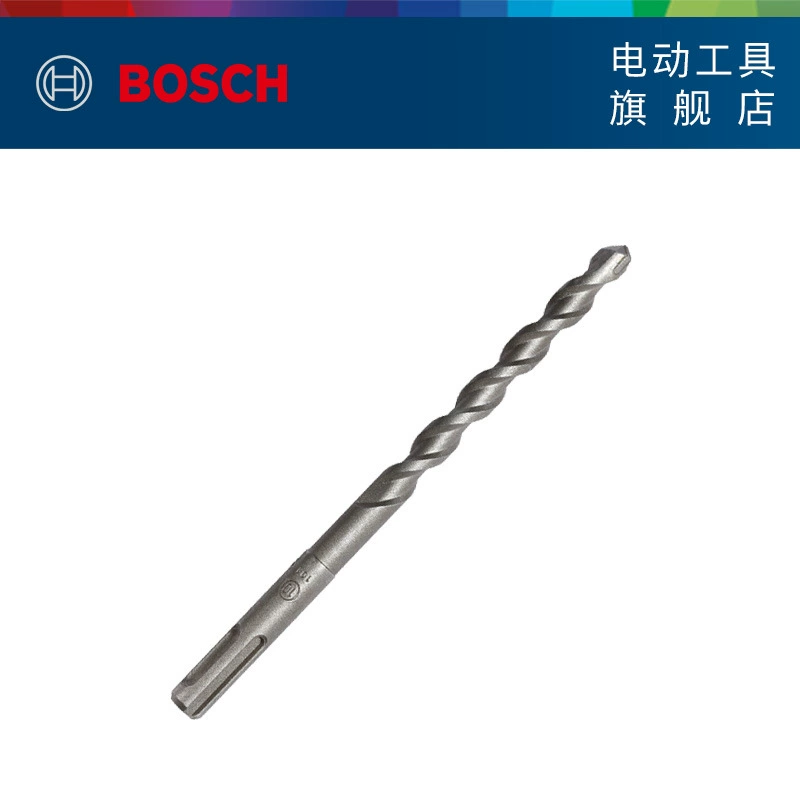 Электрический ударный сверло Bosch с четырьмя пазами серии 1, двухслотовое, с двумя канавками, круглая ручка, проникновение в бетонную стену, 6/8/10/12/14 мм
