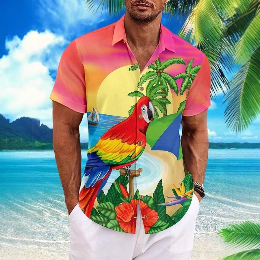 Comercio exterior europeo y americano Amazon 2025 nueva camisa casual de manga corta de alta calidad para hombres MB1