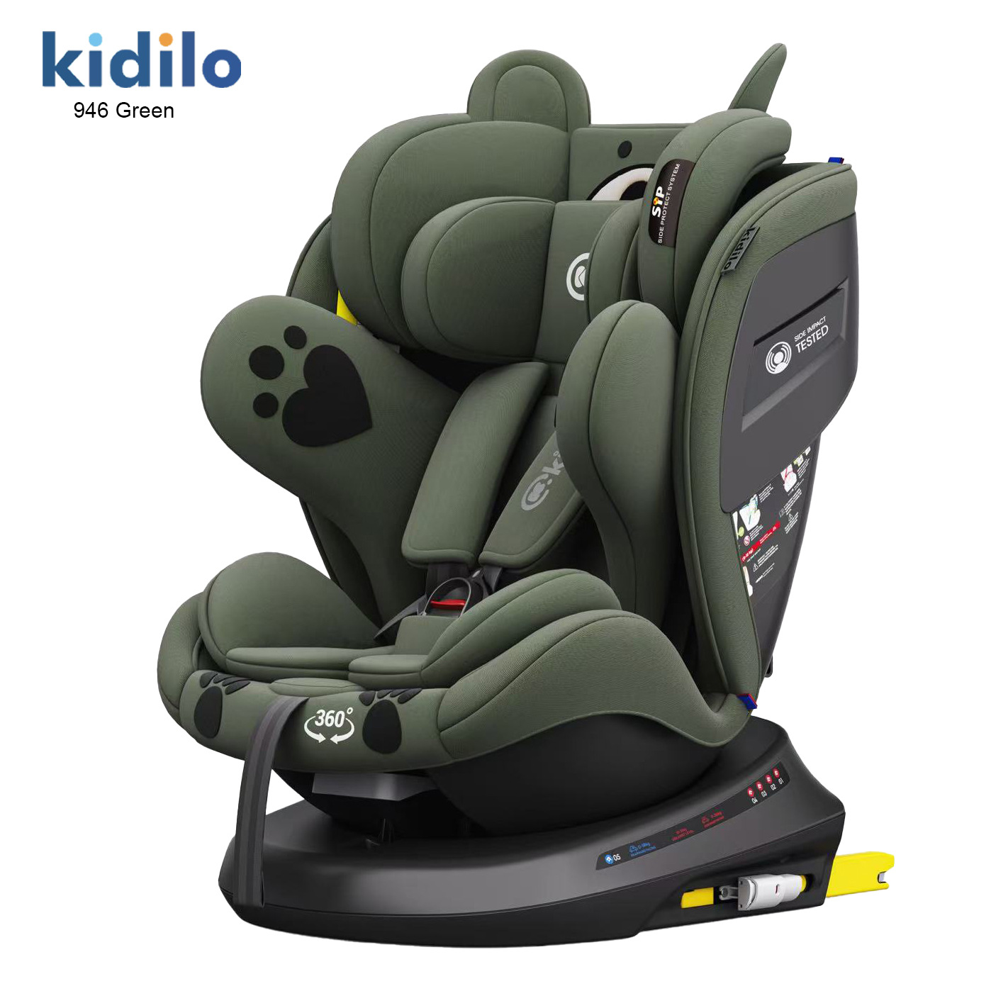 Kidilo Kidsren's Car Safety Seat 0-12 Years Old Newborn Baby Baby Carrier Artifact Wholesale Cross-Border