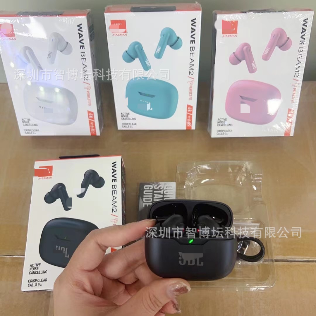 Cross-border applicable JBL BEAM2 wireless Bluetooth in-ear sports headphones heavy bass sports earplugs 1.1