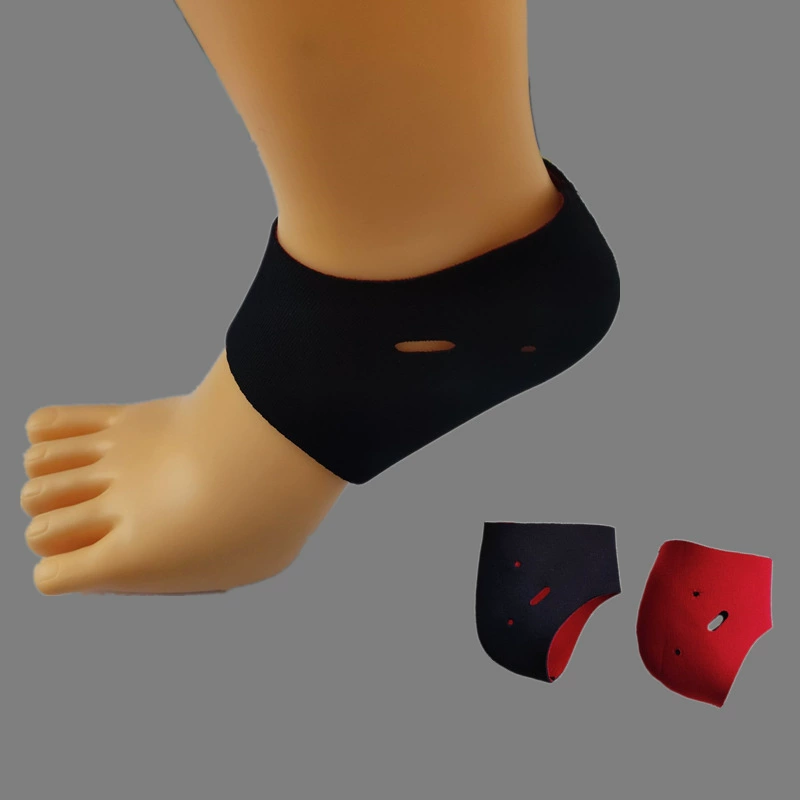 Эластичный пятки тканевый чехол SBR мягкий пятки Крышка бег спорта Пятки защитный чехол