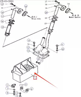 Shantui SD22 bulldozer parts: Transfer case 6691-21-4170 pump drive shaft compatible with SD22