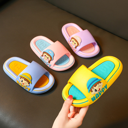 Children's slippers new summer boys and girls non-slip soft bottom children's slippers indoor and outdoor children's cartoon children's slippers