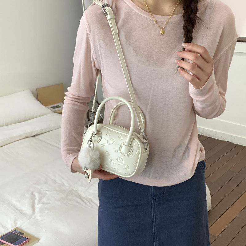Bolsa de hombro de nicho de color sólido 2026 dama simple sensación diaria de viaje de moda coreana bolsa de tramo inclinada image 3