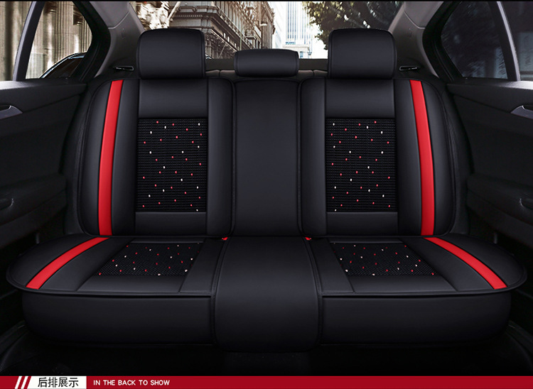 Cross-Border Foreign Trade All-Season Universal 23 New Models Full Coverage Car Interior Five-Piece Set Internet Celebrity Goddess Style Special Seat Cover for Summer