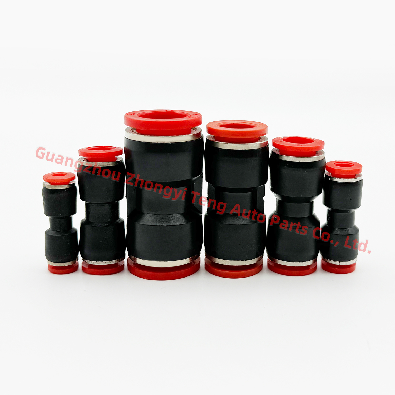 塑料对接接头快速气动元件气管接头PU4/6/8/10/12快插直通接头现