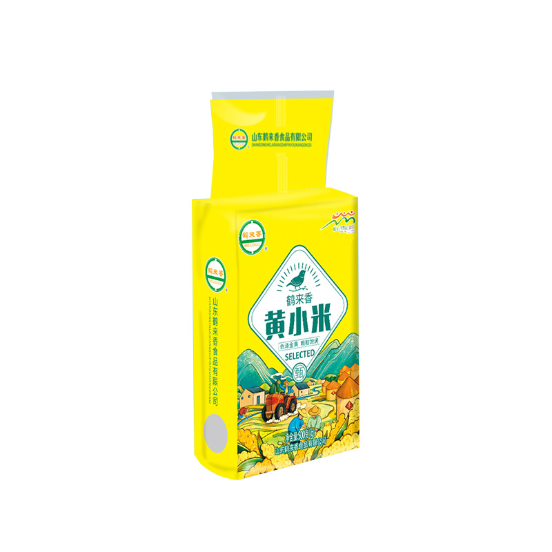노란 기장 500g 도매 대량 산시 새 쌀 농장 향기로운 찹쌀 시리얼 죽 굵은 곡물 크레인 향