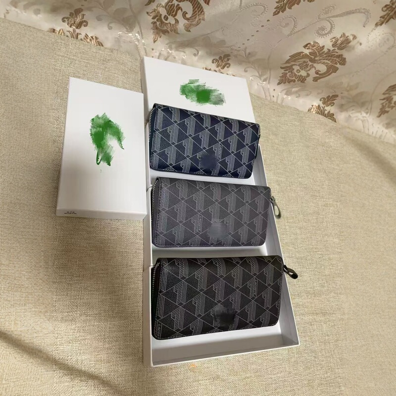 Cross-Border Fashion Printed Single-Layer Zipper Bag Long Wallet Large Capacity Multi-Card Slot Mobile Phone Money Card Holder Men's Wallet
