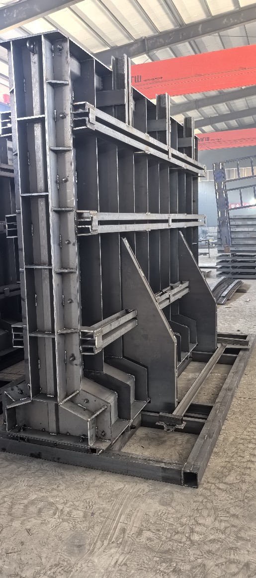 门楼模具，墙板模具批发防火隔墙板翻转式模具整体钢模预制墙板