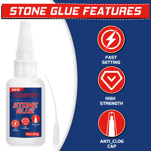 Cross-Border Multifunctional Stone Glue Stone Jade Ceramic Glue Quick Bonding Care Acrylic Glue