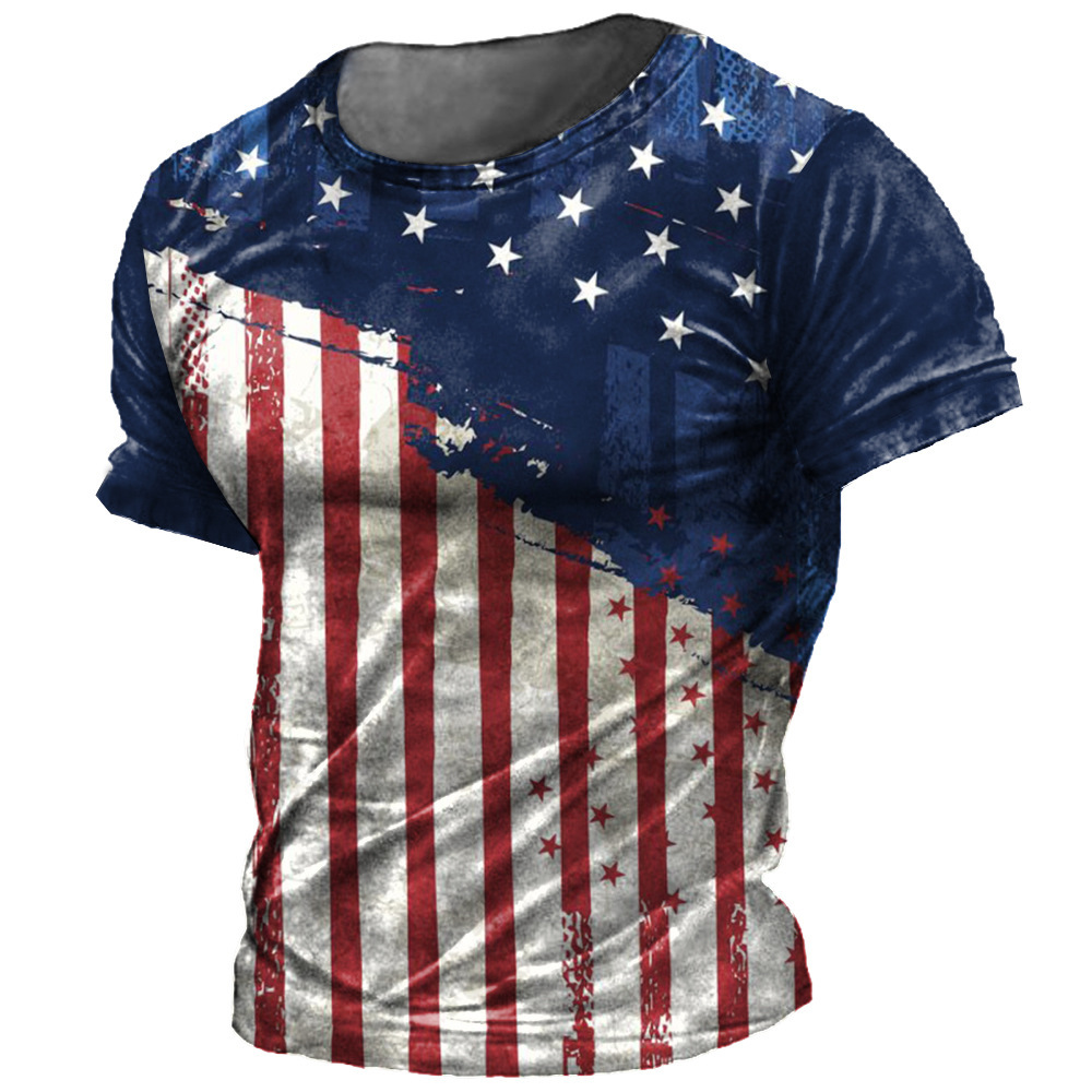 Origen Fabricante Street Trend Camisetas transfronterizas Hombres y mujeres Parejas Verano Casual Estilo deportivo suelto Impresión 3D Manga corta