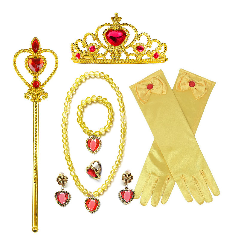 Niñas traje de Halloween Belle princesa vestido de campana belleza y bestia vestido