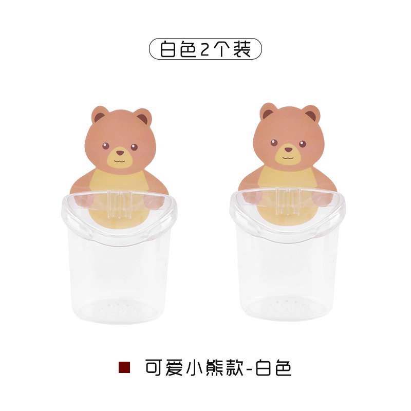 Патчинг стены Bear Cup крепления держатель чашки паста хранение стене гроботворение зубная щетка рейтинг на стене ванной