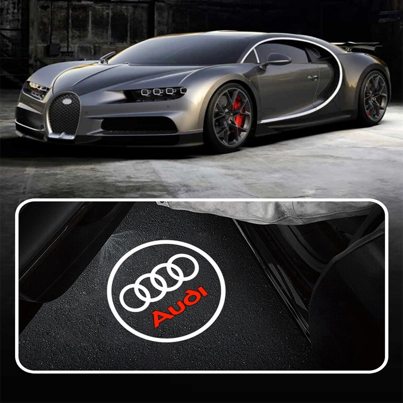 Suitable for Audi Welcome Lights Audi Dual-Interface Car Led Floor Laser Lights Door Projection Lights Logo Lights