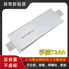 Funon 73ah 大型単一三元ポリマーソフトパックリチウム電池電気自動車ソーラー蓄電池電源タイプ