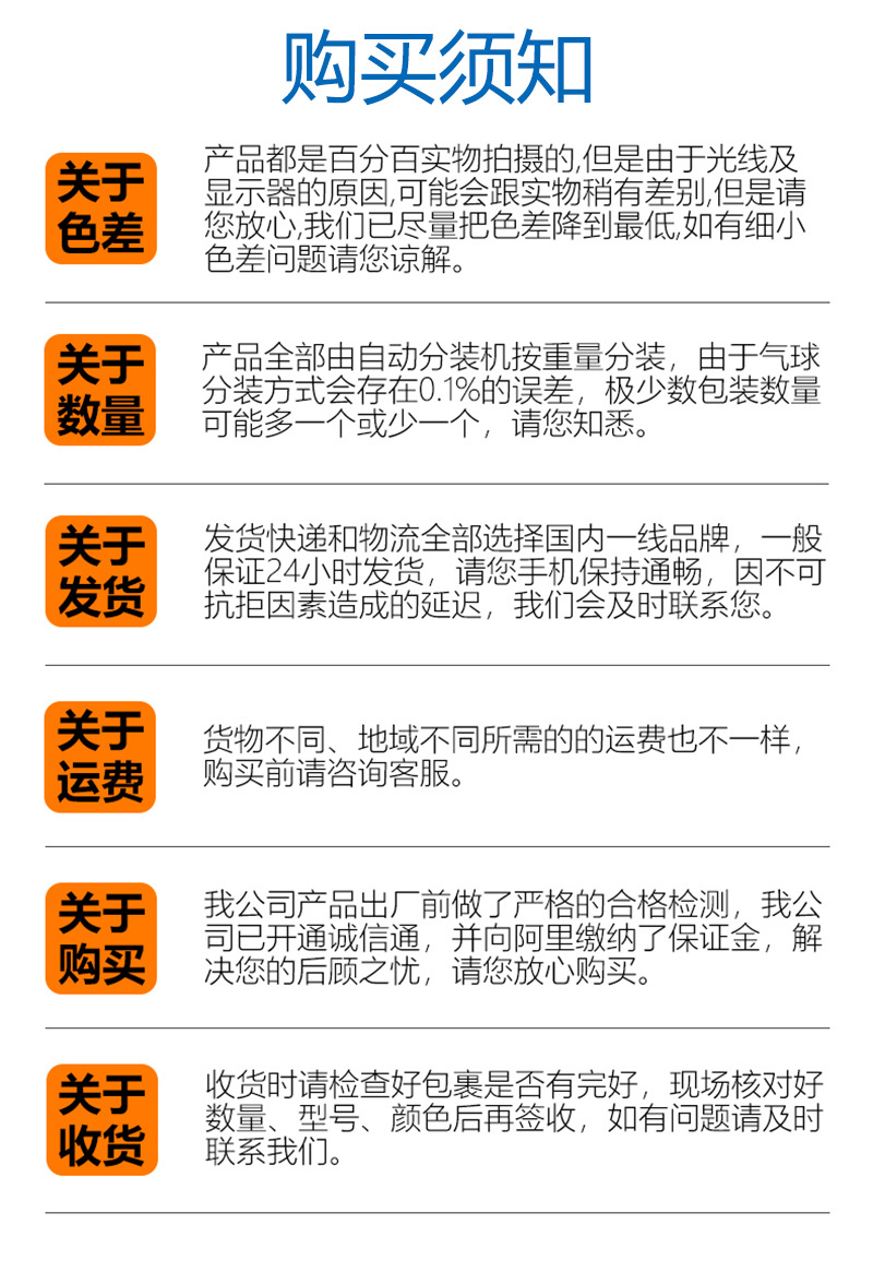 购买须知