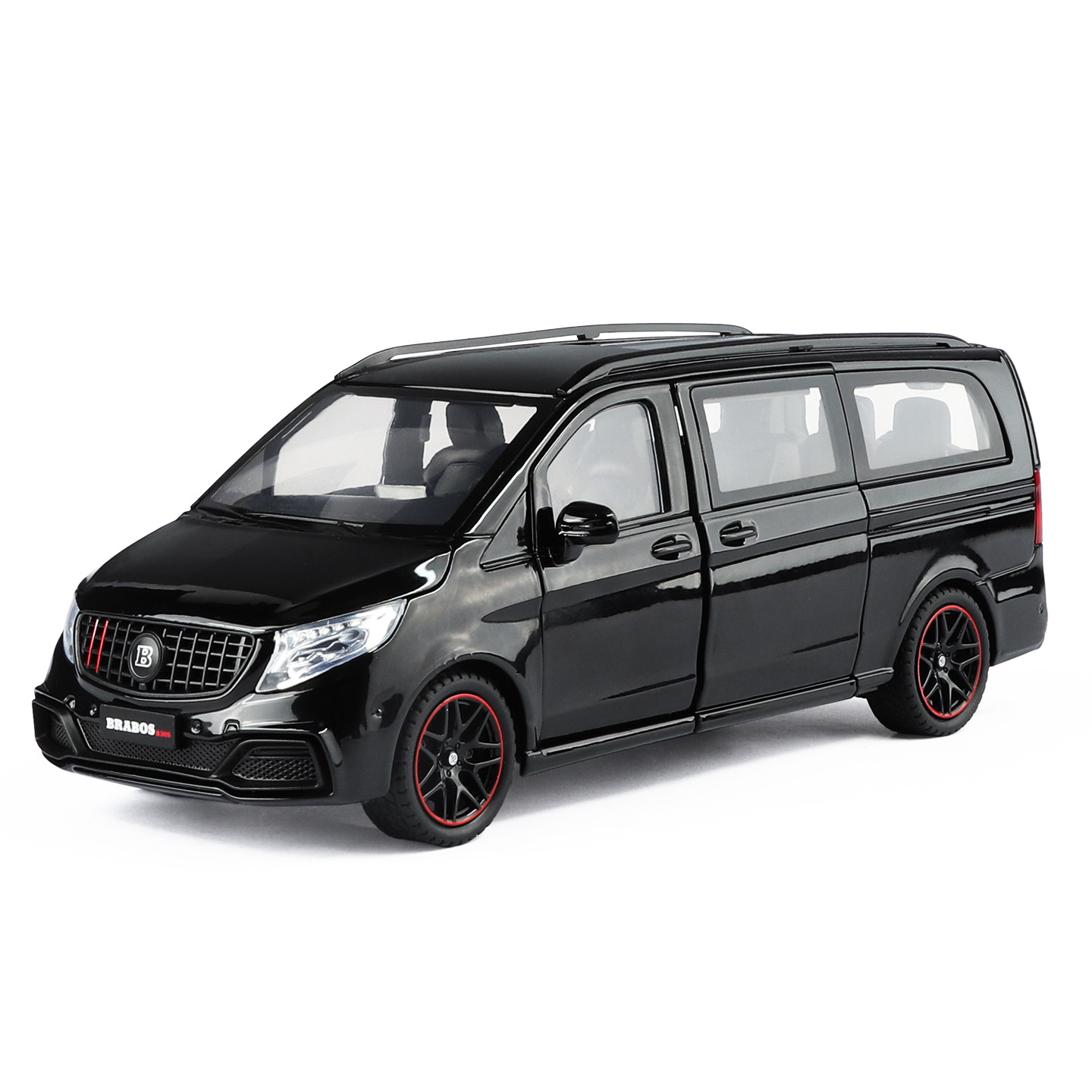 1: 24 Babos B30S modelo deportivo de automóvil de aleación sonora y óptica hermosa modelado interior de simulación regalo para niños