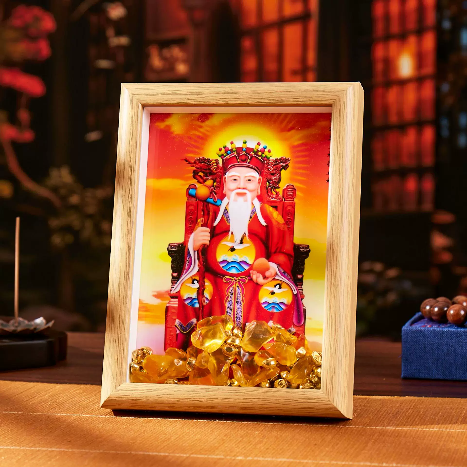 土地公新居入住乔迁土地庙神像